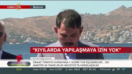 Çevre ve Şehircilik Bakanı Kurum açıklama yaptı
