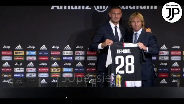 Conferenza Stampa DEMIRAL di Presentazione alla JUVENTUS: Non sono una sorpresa, impressionato dalla Juve, è un sogno ed un onore e voglio restare a lungo, Chiellini un idolo, ringrazio pubblicamente Emre Can..., su Sarri... - 20.08.2019