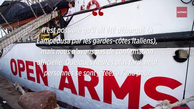 « Open Arms » : désespérés, des migrants se jettent à l’eau pour rallier Lampedusa
