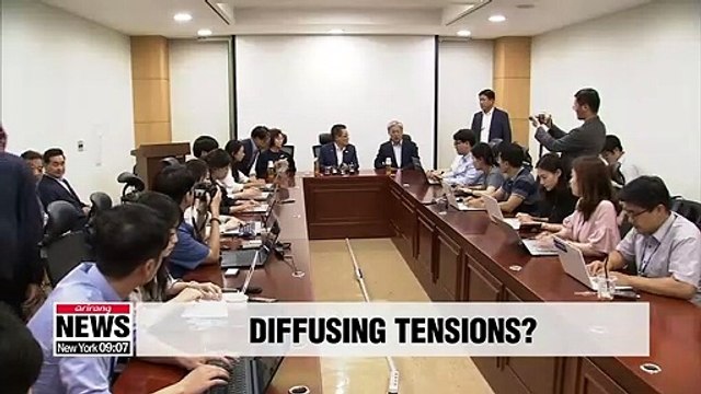 S. Korean lawmaker meets with senior member of Japan's ruling party