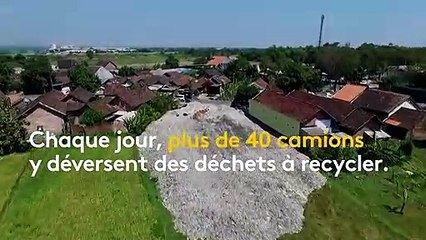 Indonésie : Bangun, un "village poubelle" envahi par le plastique