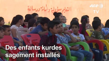 En Syrie, un cinéma itinérant émerveille les enfants des zones kurdes