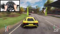 Forza Horizon 4 Lamborghini Aventador SV (Logitech G920 Steering Wheel) Gameplay