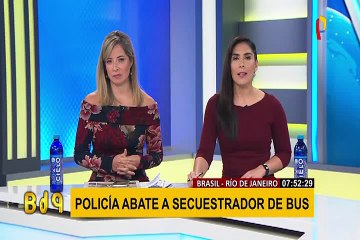 Brasil: sujeto que secuestró bus con 37 pasajeros fue abatido por la Policía