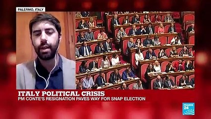 Italy's Conte resigns: Going for a snap election can be dangerous for our economy"