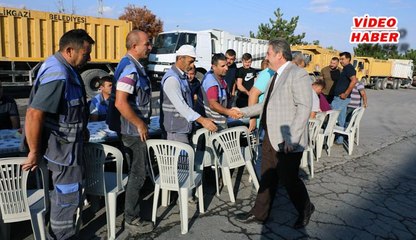 (20 Ağustos 2019) BAŞKAN PALANCIOĞLU,  MESAİYE İŞÇİLERLE ŞANTİYEDE BAŞLADI