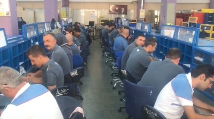 Memurlar böyle iş bıraktı