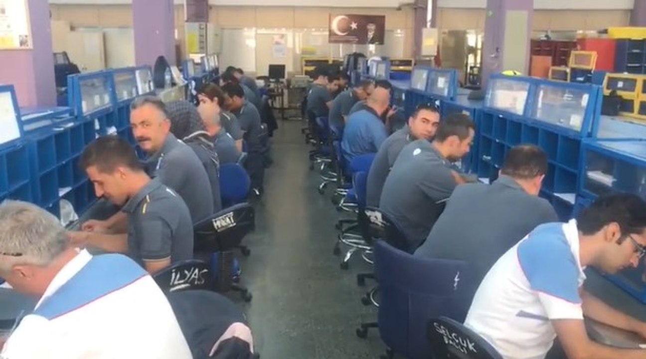 Memurlar böyle iş bıraktı