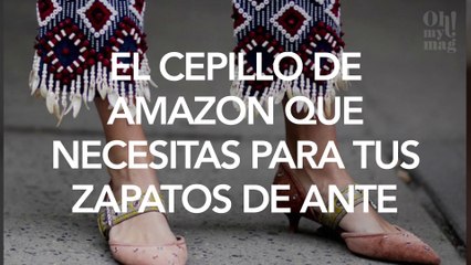 El cepillo de Amazon que deja los zapatos de ante impolutos