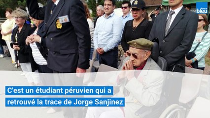 Un retour en Normandie très émouvant pour Jorge Sanjinez, vétéran de la bataille de Normandie