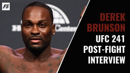 UFC 241: Derek Brunson post-fight interview