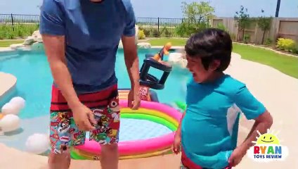 Don't Push the Wrong Mystery Box into the Pool Challenge!!!