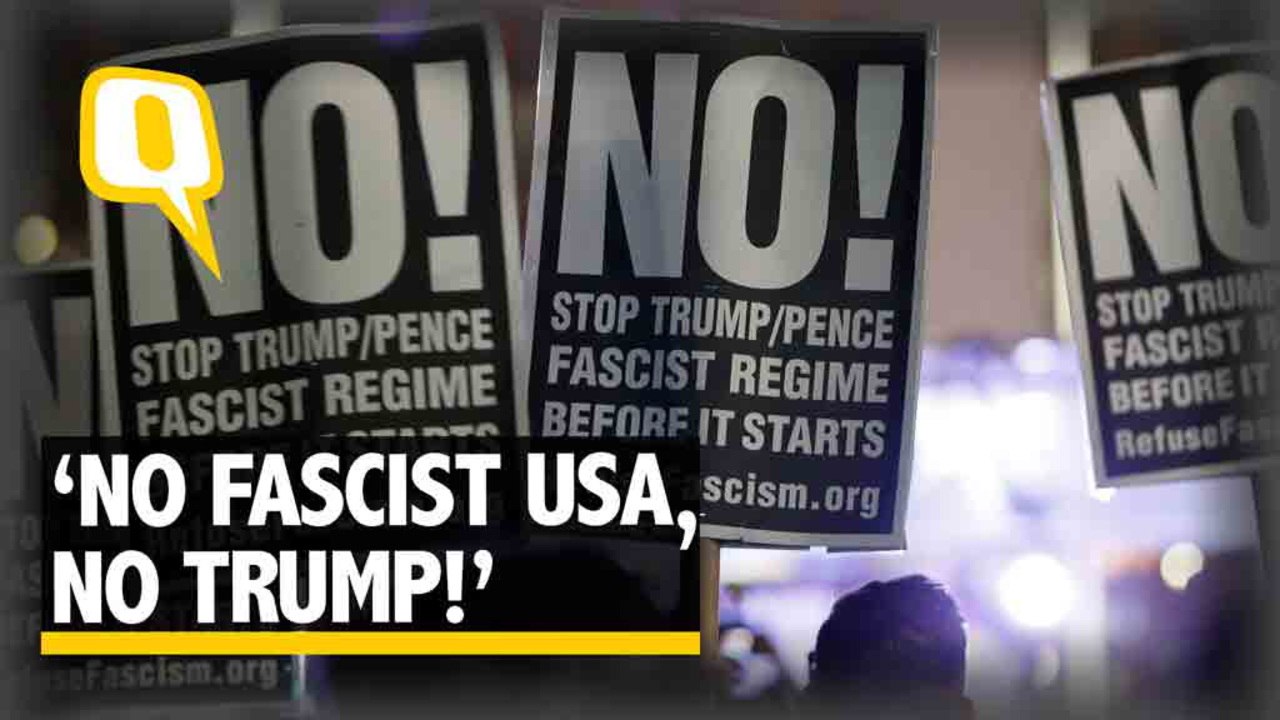 The Quint| Anti-Trump Protesters Take to Streets in NYC, Washington