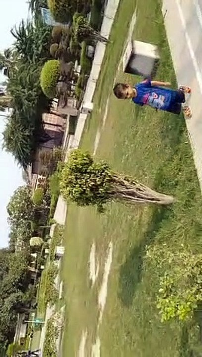 Enjoying in park