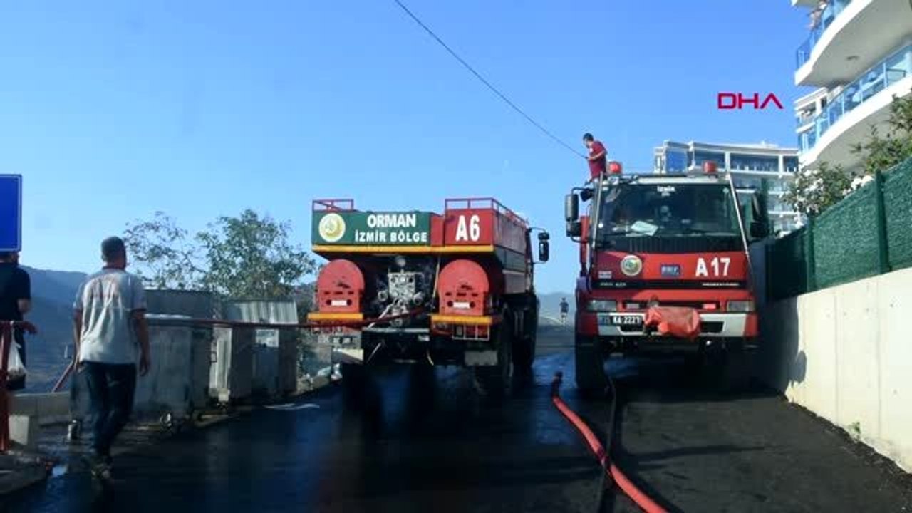 İZMİR Bayraklı'da orman yangını -3