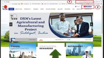 طريقة تسجيل عضوية جديدة في شركة DXN الماليزية العالمية عبر موقع الشركة