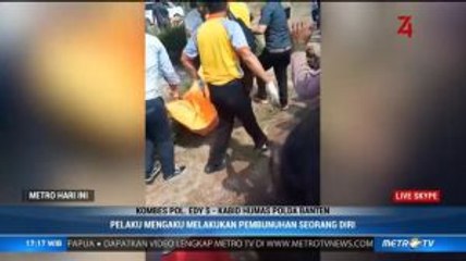 Pembunuh Satu Keluaga di Serang Ditangkap