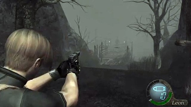 Resident Evil 4 - 1-3 The Village: Long Scope Rifle Ganado (Mad villager) Headshot Xbox One X Gameplay (2019)
