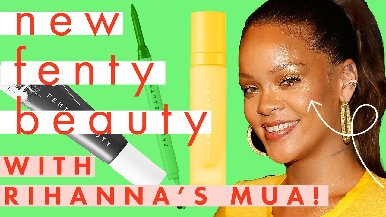 New FENTY BEAUTY Brow MVP Tutorial with Rihanna's Makeup Artist! | Try On | Cosmopolitan