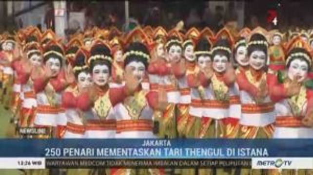 Tari Thengul Meriahkan Upacara HUT ke-74 RI di Istana