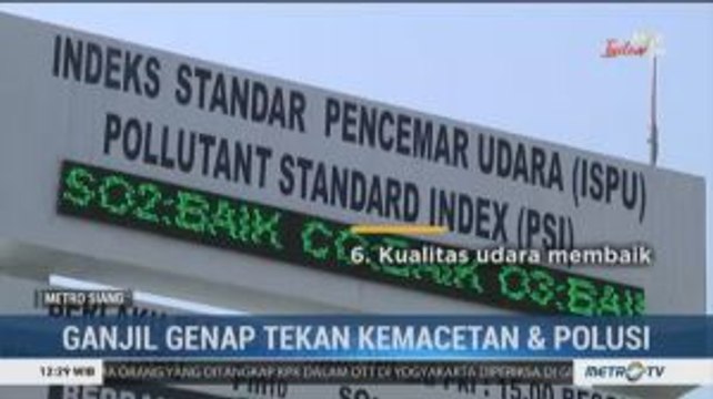 Ini Manfaat Sistem Ganjil Genap