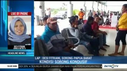 Berangsur Kondusif, Aktivitas Bandara di Sorong Kembali Normal