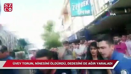 Gönen’de üvey torun dehşet saçtı