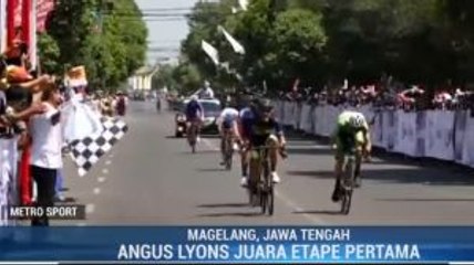 Pembalap Australia Menangi Etape Pembuka Tour de Indonesia 2019