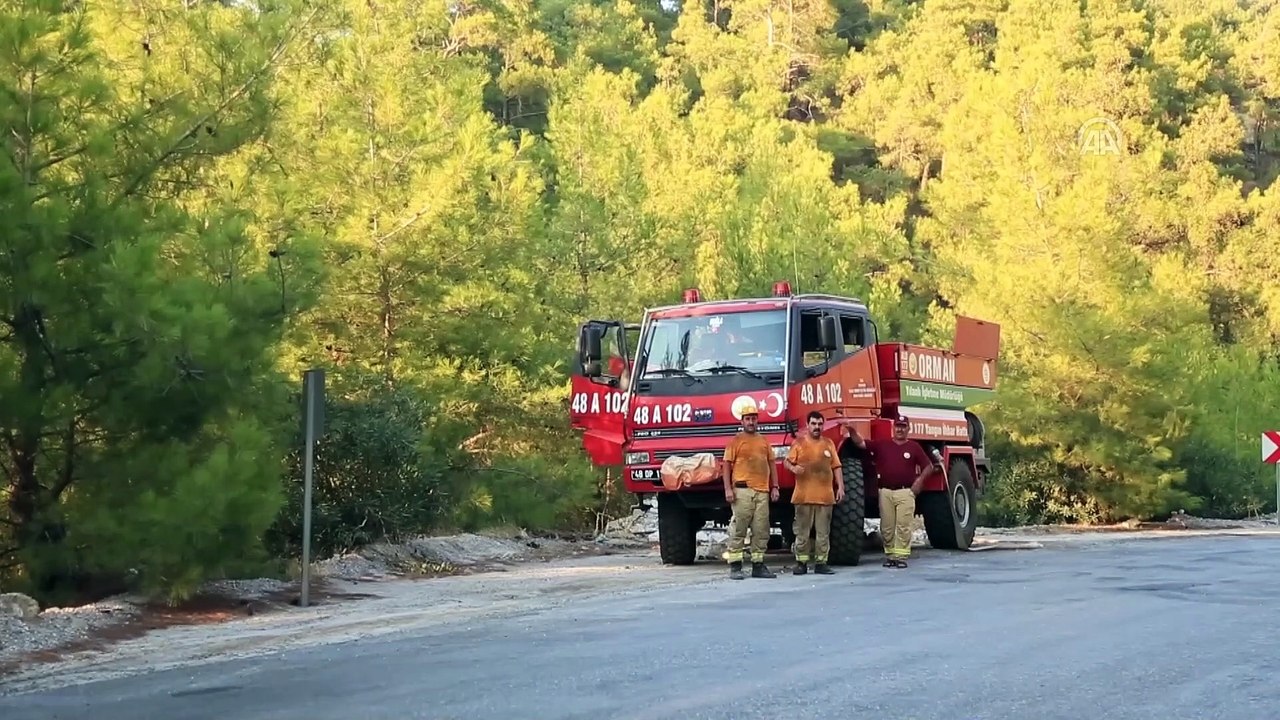 Milas'da çıkan orman yangınında soğutma çalışmaları tamamlandı - MUĞLA