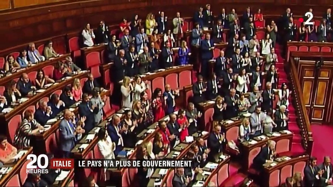 Crise politique en Italie : le Premier ministre Giuseppe Conte a annoncé sa démission