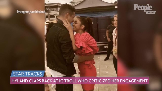 Sarah Hyland Hits Back at Instagram Commenter Who Said She's 'Stretching' Out Wells Adams Engagement