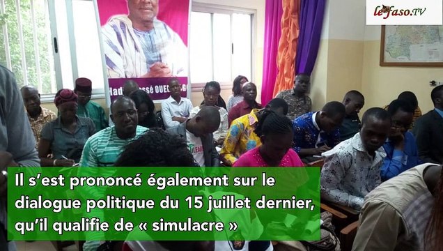 Dialogue politique au Burkina le faso autrement parle de mascarade du président Kaboré