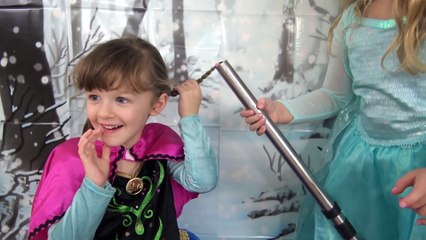 Disney Frozen Elsa e Anna ter um cabelo de fazer magia!