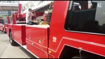 Velório e sepultamento do subtenente Cordeiro do Corpo de Bombeiros