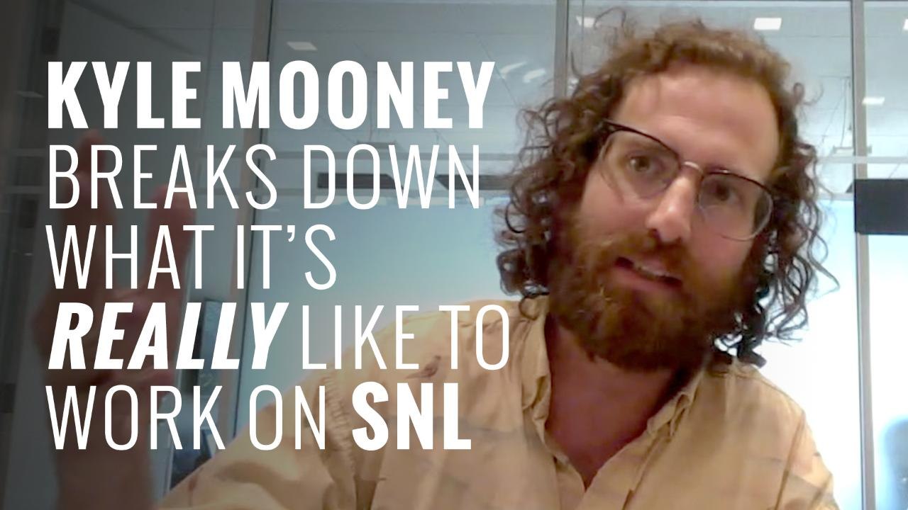 Kyle Mooney breaks down what's it's REALLY like to work on SNL - video