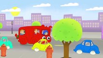 ♪ The wheels on the Bus go round and round Song ♪ nursery rhyme - Morphle's Nursery Rhymes