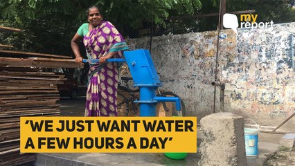 Saroja demands a tap, some water, a better life