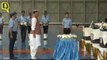 Defence Minister Rajnath Singh pays homage to the 13 personnel who lost their life in IAF An-32 crash in Arunachal Pradesh.