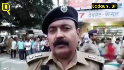 Police Point Gun at People During Regular Vehicle Checking in Wazirganj, Badaun