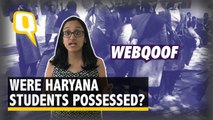 WebQoof | Were School Students in Haryana Possessed by Ghosts?