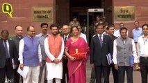 Nirmala Sitharaman Leaves From Finance Ministry for Parliament