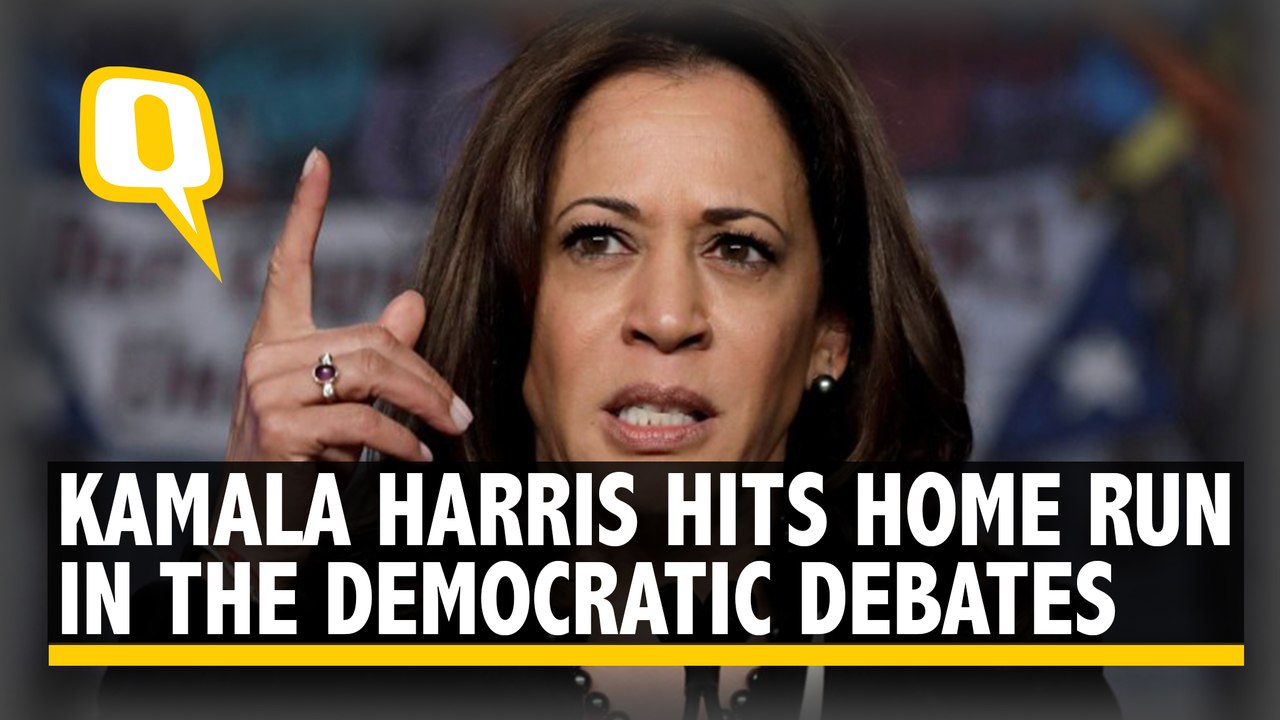 Indian-Origin Kamala Harris Nipping at Joe Biden's Heels After Dem Debates