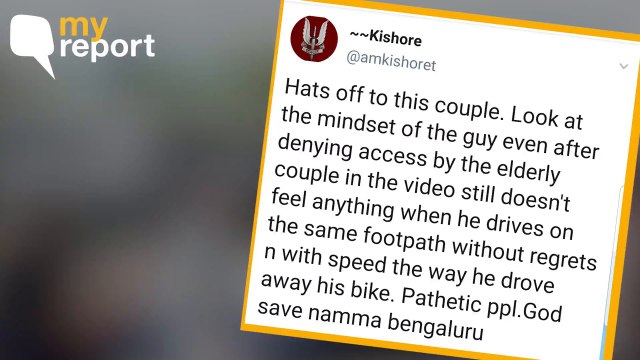 My Report: To Bikers Flouting Traffic Rules, the Footpath is Ours, Road Yours