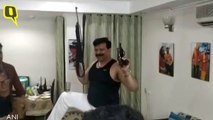 Suspended BJP MLA Pranav Singh Brandishes Guns While Dancing