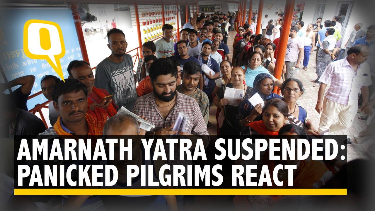 Amarnath Yatra Suspended: Anxious Pilgrims in J...