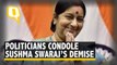 ‘Extraordinary Leader’: Rahul & Others Condole Sushma’s Demise