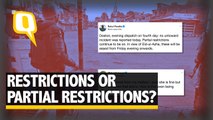 In Tweets: Two Different Narratives on Restrictions in Kashmir
