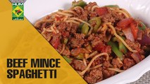 Easy and Yummy Beef Mince Spaghetti |Food Diaries| Masala TV Show | Zarnak Sidhwa