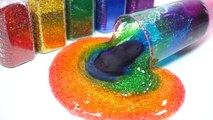 DIY How To Make Cocktail Glitter Gooey Slime Clay Toys For Children