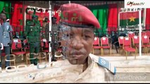 Bobo-Dioulasso  Le chef de bataillon Wilfried Ouédraogo à la tête du 25e Régiment parachutiste commando